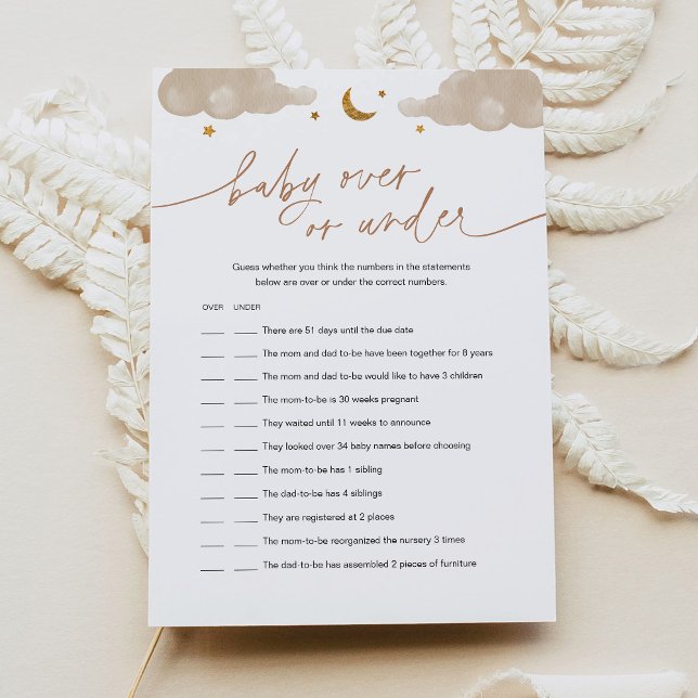 Invitación Juego de Baby Shower Estrella De Bebé O Bajo (Subido por el creador)