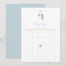 Juego de Bingo Baby Shower para botellas de Poppin