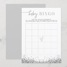 Invitación Juego de Bingo de Baby Shower de las Secuencias de