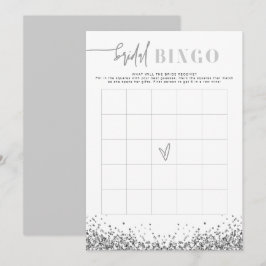 Invitación Juego de Bingo de Ducha Bridal de las Secuencias d
