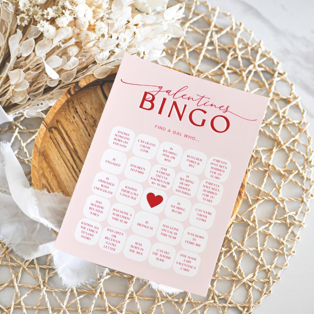 Invitación Juego de Bingo de Galentines (Subido por el creador)