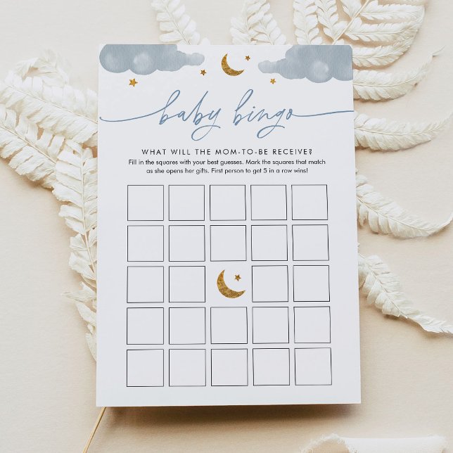 Invitación Juego de bingo de Twinkle Little Star Baby Shower (Subido por el creador)
