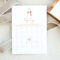 Juego de Bingo para Baby Shower ANDI Pink Poppin' 