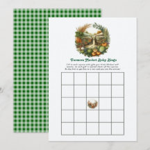 Juego de Bingo para Baby Shower en el Mercado de G