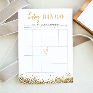 Invitación Juego de Bingo para Baby Shower REGINA con Lenteju