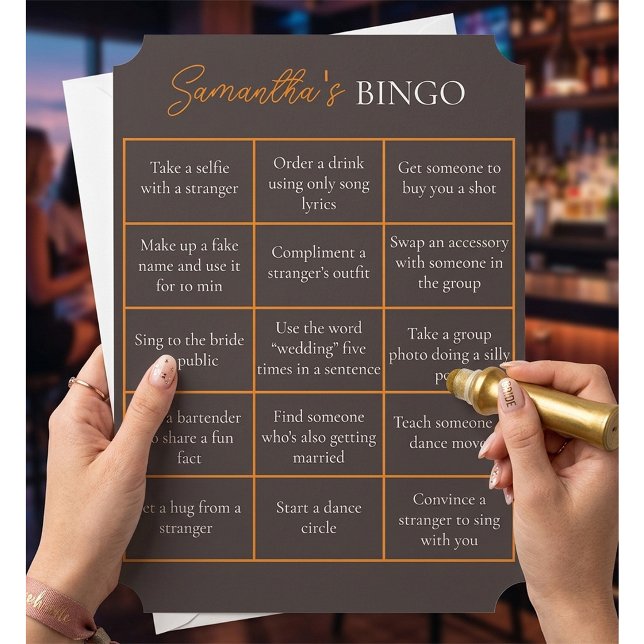 Invitación Juego de Bingo para Despedida de Soltera | Diverti (Subido por el creador)