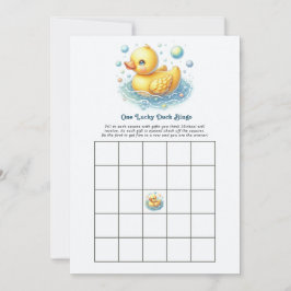 Invitación Juego de Bingo para la Fiesta de Cumpleaños número