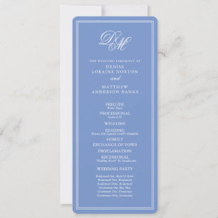 Invitación Juego de boda dedicado en azul aciano