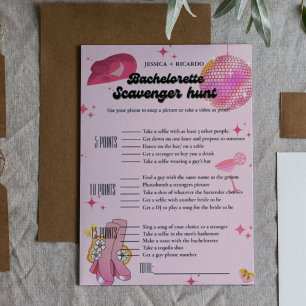 Invitación Juego de búsqueda de fotos de despedida de soltera