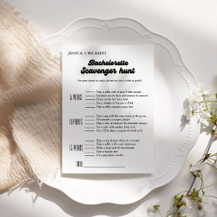 Invitación Juego de búsqueda del tesoro para despedida de sol