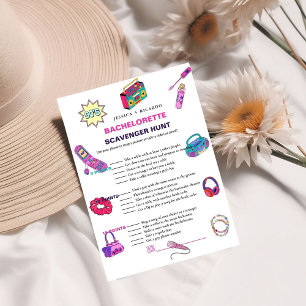 Invitación Juego de caza de fotos de bebé de Bachelorette sca
