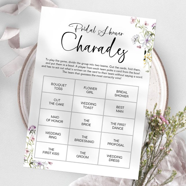 Invitación Juego de Charadas para Despedida de Soltera con te (Subido por el creador)