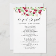 Juego de Cherry Many Boda