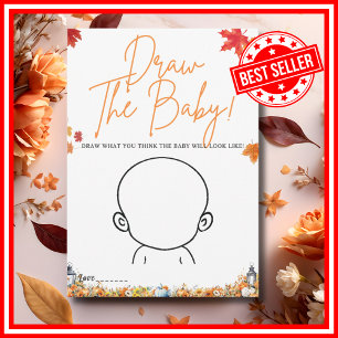 Invitación JUEGO DE DIBUJAR AL BEBÉ Juego de Baby Shower CALA
