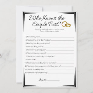 Invitación Juego de ducha de matrimonio gay, quién conoce a l