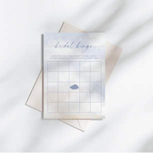 Invitación Juego de ducha de novias de Bingo Nube 9