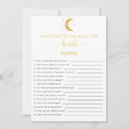 Invitación Juego De Ducha De Novias Qué Tan Bien Conoce A La