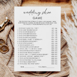 Invitación Juego de ducha para las parejas de zapatos de Boda