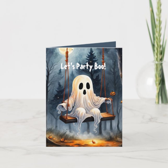 Invitación Juego de fantasmas (Anverso)