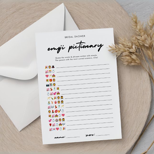 Invitación Juego de fotos moderno de Emoji de novias con resp (Subido por el creador)