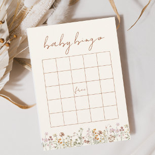 Invitación Juego de Jardín de Flores Silvestres Baby Shower B