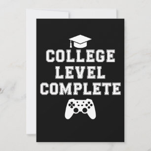 Invitación Juego de jugador de graduación completo de nivel u