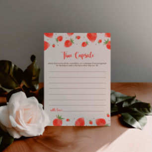 Invitación Juego de la cápsula del tiempo, Juegos de Baby Sho