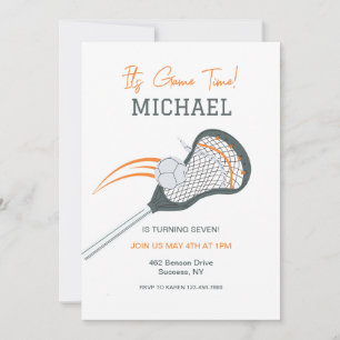 Invitación Juego de Lacrosse