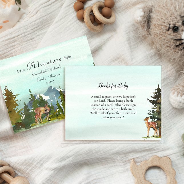 Invitación Juego de libros de aventuras forestales para bebés (Subido por el creador)