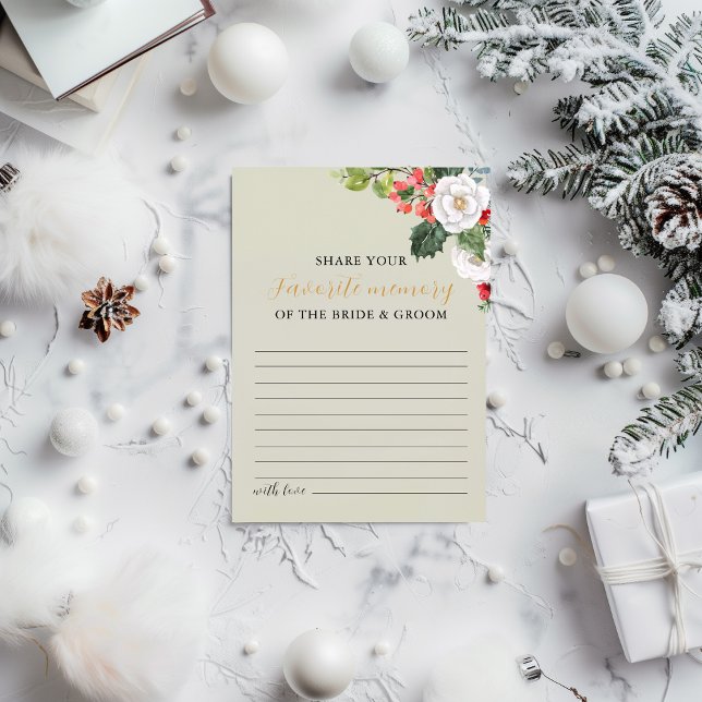 Invitación Juego de memoria favorita de invierno para navidad (Subido por el creador)