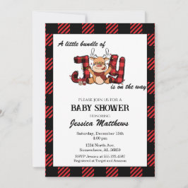 Invitación Juego de Navidades de la alegría Baby Shower