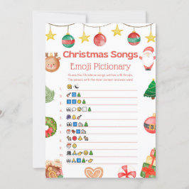 Invitación Juego de Navidades divertidos - No editable -