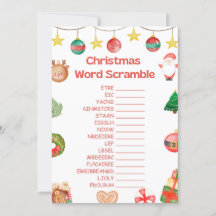 Juego de Navidades divertidos - No editable -