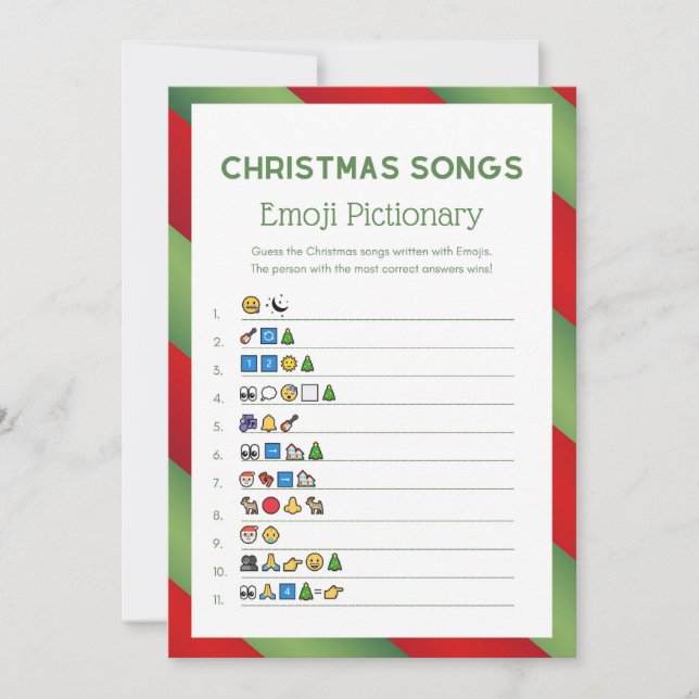 Invitación Juego de navidades - No editable - (Anverso)