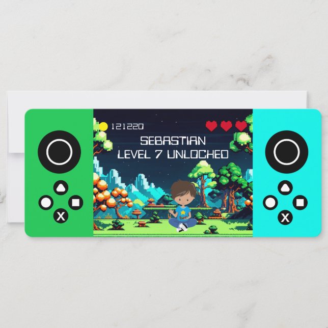 Invitación Juego de Novedad divertida para ordenador Fiesta d (Anverso)