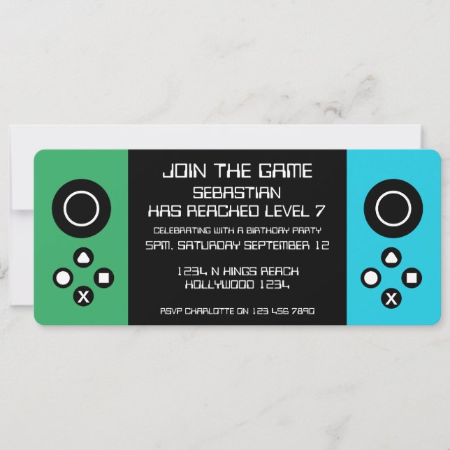 Invitación Juego de Novedad divertida para ordenador Fiesta d (Anverso)