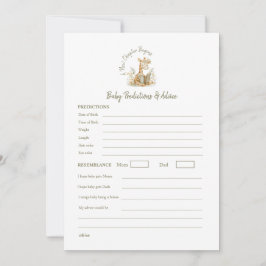 Invitación Juego de predicción del bebé comienza un nuevo cap