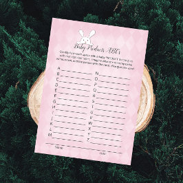 Invitación Juego de productos para bebés de argyle rosado de 
