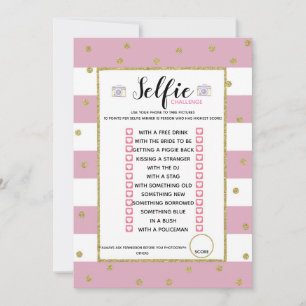 Invitación Juego de reto de selfie