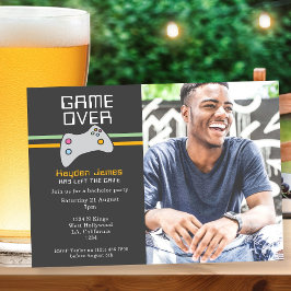 Invitación Juego de video por computadora sobre Fiesta de Bat