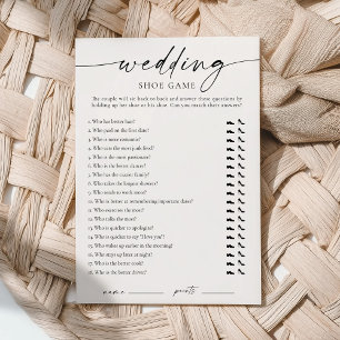 Invitación Juego de Zapatos de Boda Moderno