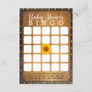 Invitación Juego del bingo de Baby Shower del país del