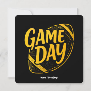 Invitación Juego Día de Acción de Gracias Temporada de Diseño