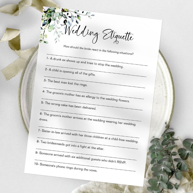 Invitación Juego Divertido de Reglas de Boda para Despedida d (Subido por el creador)