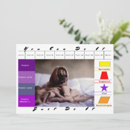 Invitación Juego educativo de perro divertido