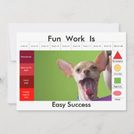 Invitación Juego educativo de perros divertidos