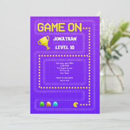 Invitación Juego en cumpleaños