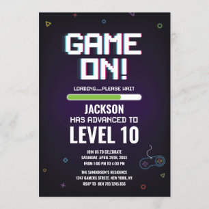 Invitación Juego en el nivel