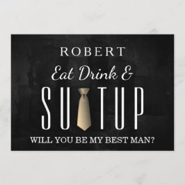 Invitación Juego-para arriba negro de la pizarra usted será