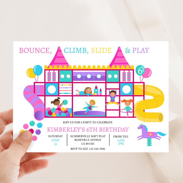 Invitación Juego suave en interiores Gimnasio de la jungla In (Subido por el creador)